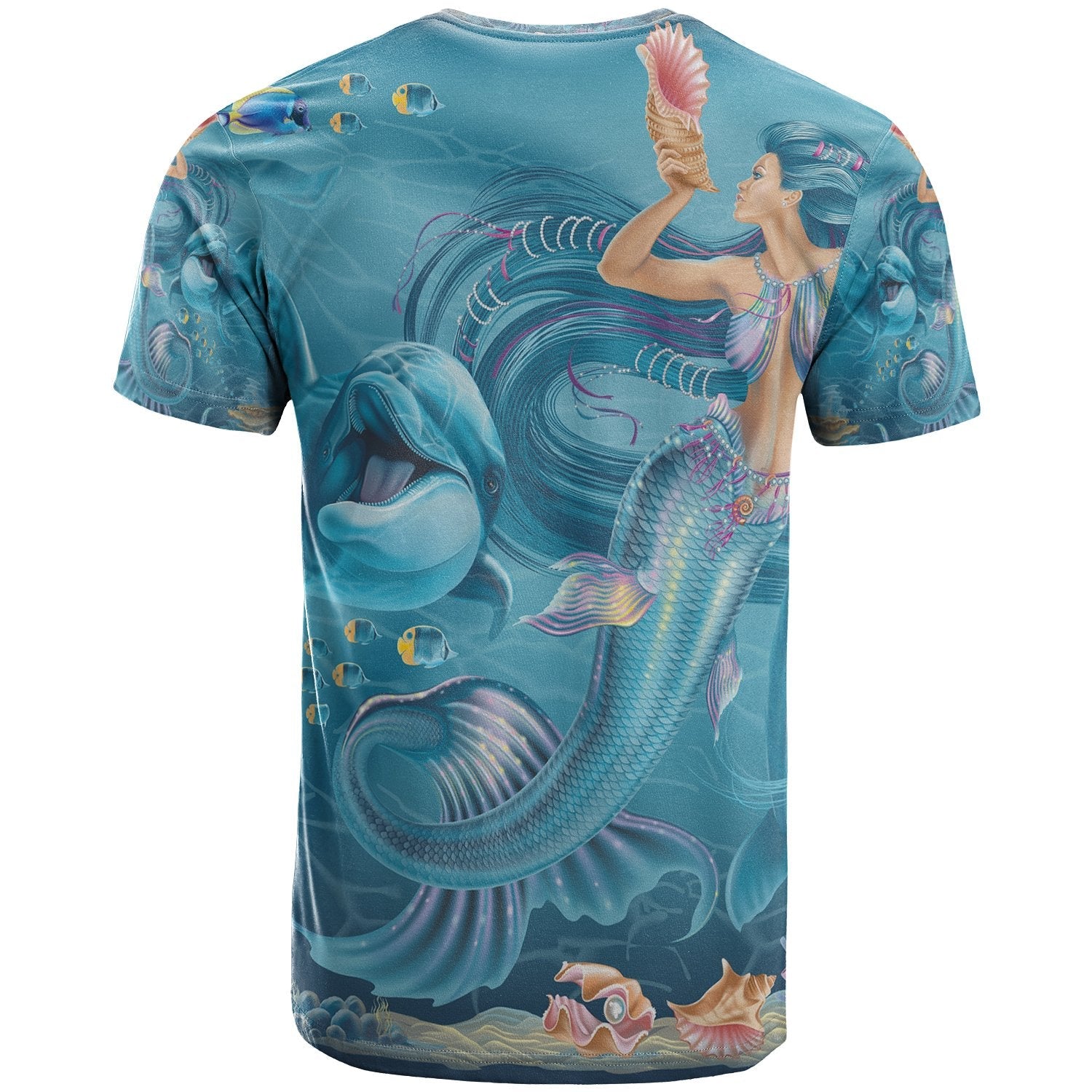 TShirt - Australia Beautiful Mermaid With Dolphin - Vibe Hoodie Shop