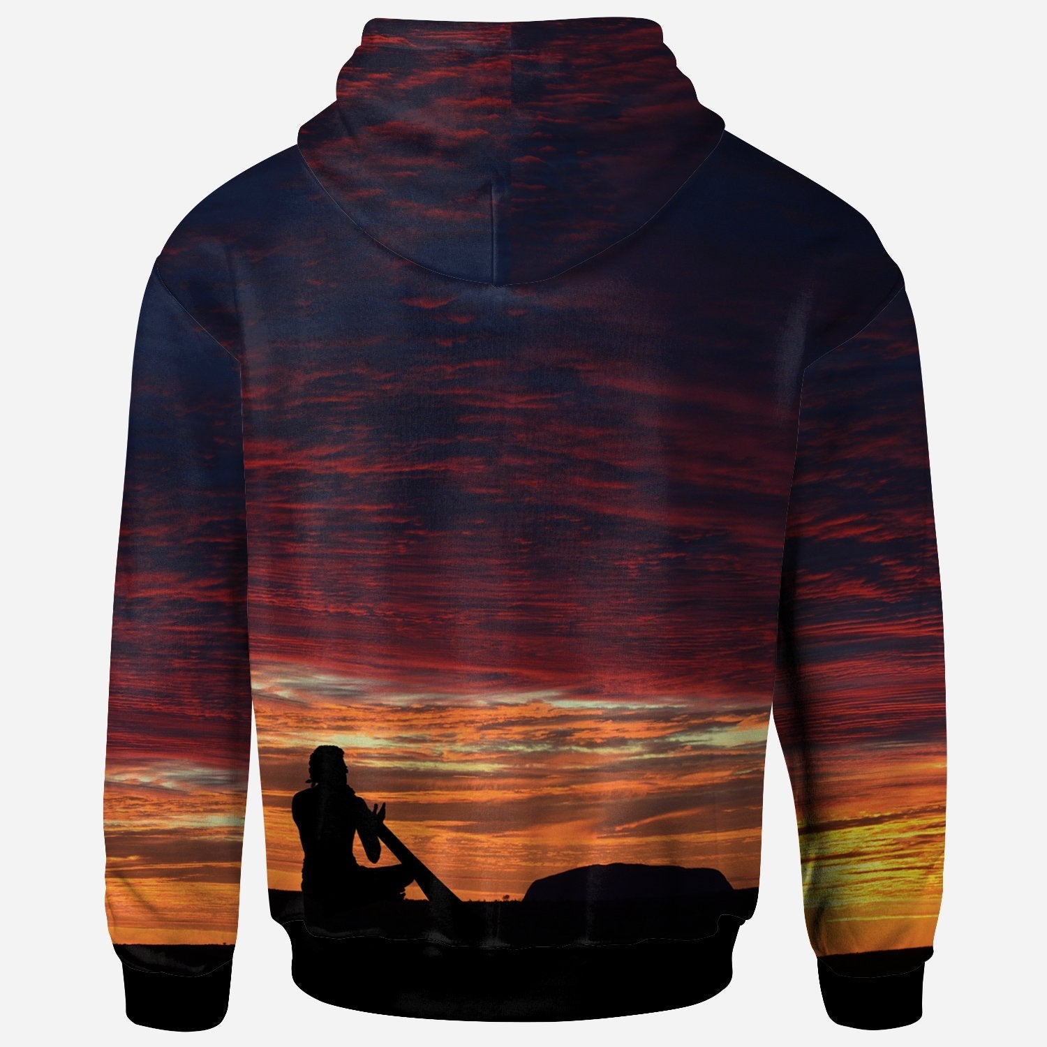 Australia Zip Up Hoodie - Uluru Sky View 2021 - Vibe Hoodie Shop