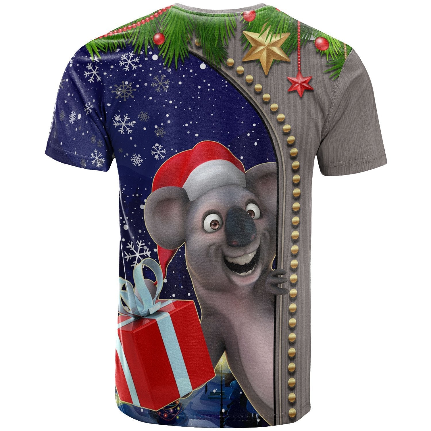 Christmas T shirt - Fun Koala Christmas - - Vibe Hoodie Shop