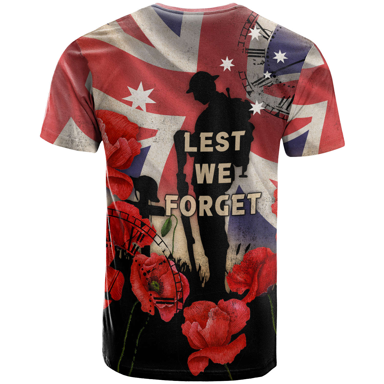 ANZAC T shirts - A Day We Will Never Forget - Vibe Hoodie Shop