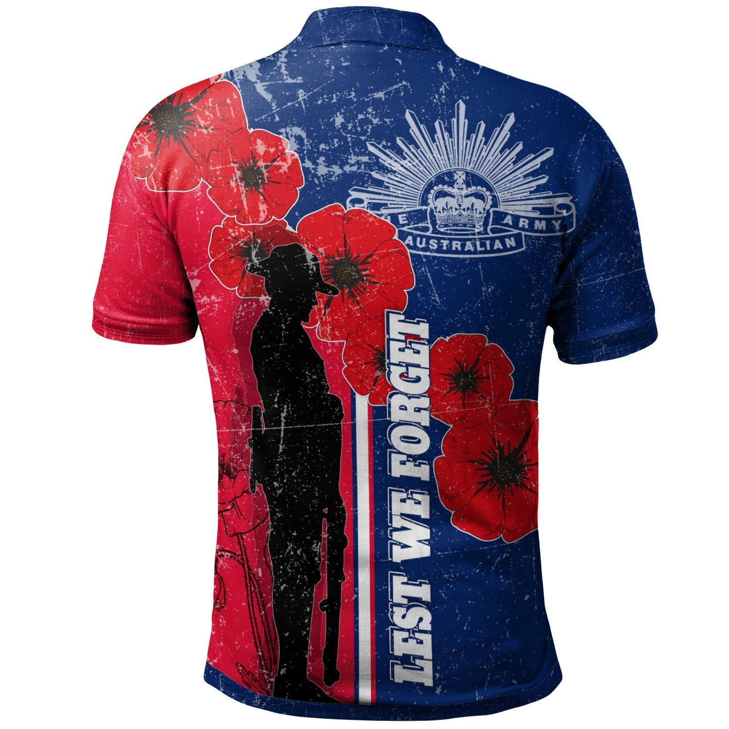 ANZAC Day Polo Shirt - Rememberance Day - Vibe Hoodie Shop
