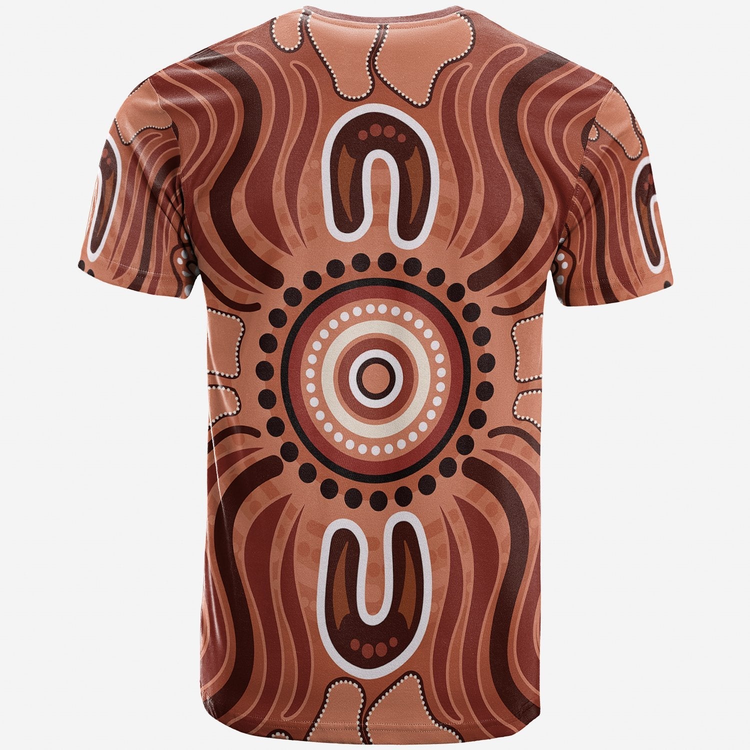 Aboriginal T shirt - Indigenous Art Patterns Ver02 - Vibe Hoodie Shop