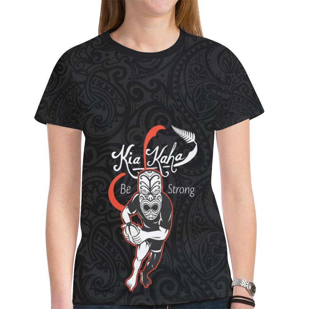 New Zealand Rugby Shirt, Kia Kaha Be Strong T shirts - Vibe Hoodie Shop