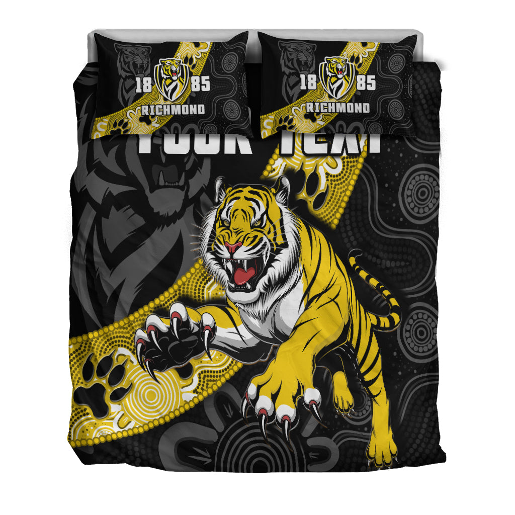 (Custom Personalised) Richmond Football Bedding Set Tigers 1885 Indigenous Basic Style - Vibe Hoodie Shop