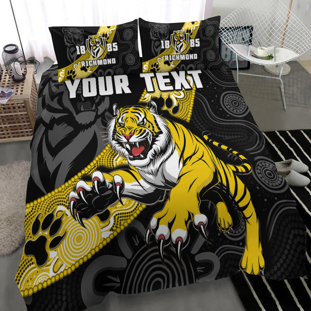 (Custom Personalised) Richmond Football Bedding Set Tigers 1885 Indigenous Basic Style - Vibe Hoodie Shop