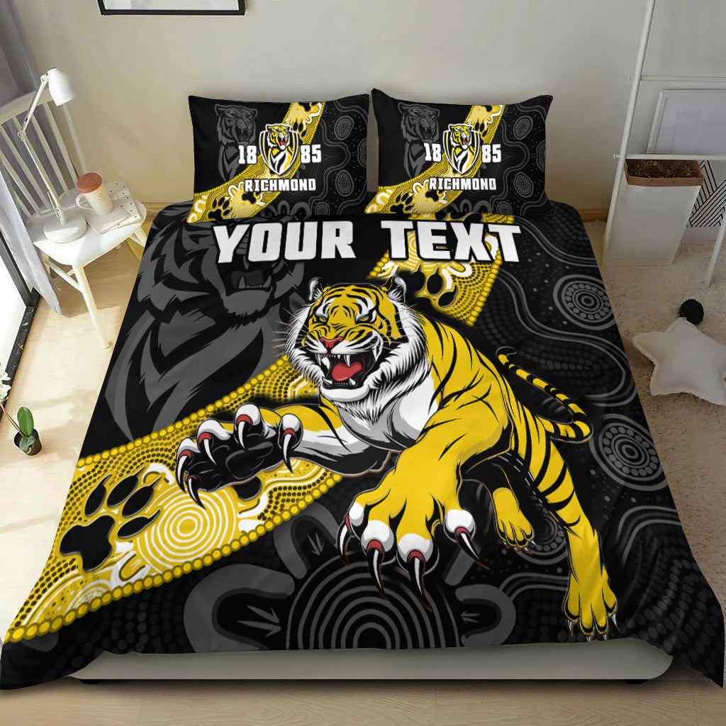 (Custom Personalised) Richmond Football Bedding Set Tigers 1885 Indigenous Basic Style - Vibe Hoodie Shop