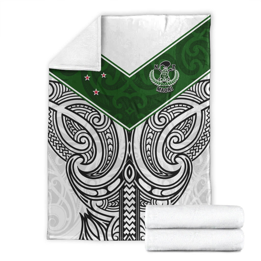 New Zealand Silver Fern Rugby Premium Blanket Maori Pacific - Vibe Hoodie Shop