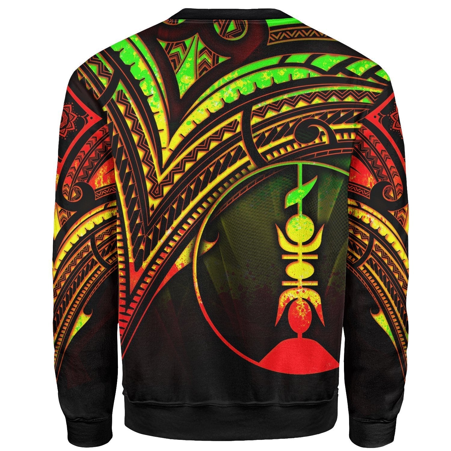 New Caledonia Sweatshirt - Cross Style Reggae Color - Vibe Hoodie Shop
