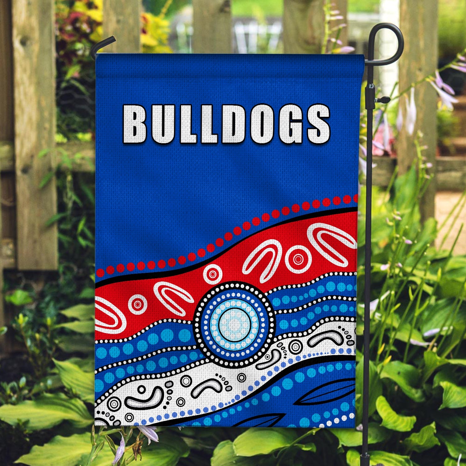 Bulldogs Indigenous Flag Western - Vibe Hoodie Shop