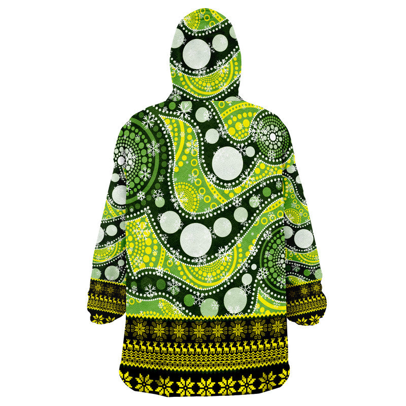 Sydney Thunder Christmas Mix Aboriginal Wearable Blanket Hoodie - Vibe Hoodie Shop