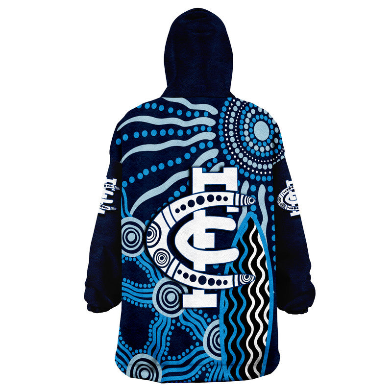 Australian Football League-Blues Wearable Blanket Hoodie - Vibe Hoodie Shop