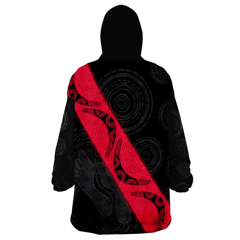 Australian Football League-Bombers Wearable Blanket Hoodie - Black - Vibe Hoodie Shop