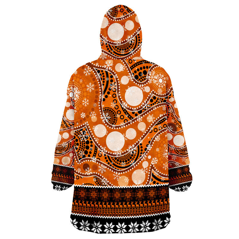 Perth Scorchers Christmas Mix Aboriginal Wearable Blanket Hoodie - Vibe Hoodie Shop