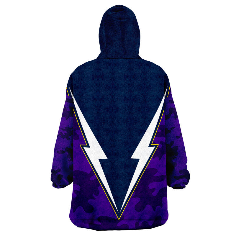 Storm Rugby Wearable Blanket Hoodie Anzac Day - Vibe Hoodie Shop