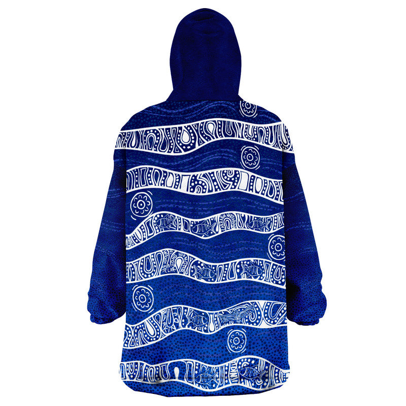 Australian Football League-Cats Aboriginal Jersey Wearable Blanket Hoodie - Vibe Hoodie Shop