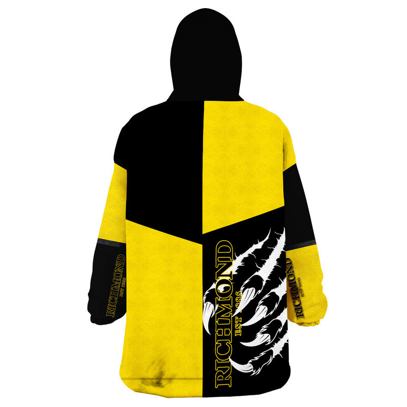 Australian Football League-Richmond  Claws Wearable Blanket Hoodie - Vibe Hoodie Shop