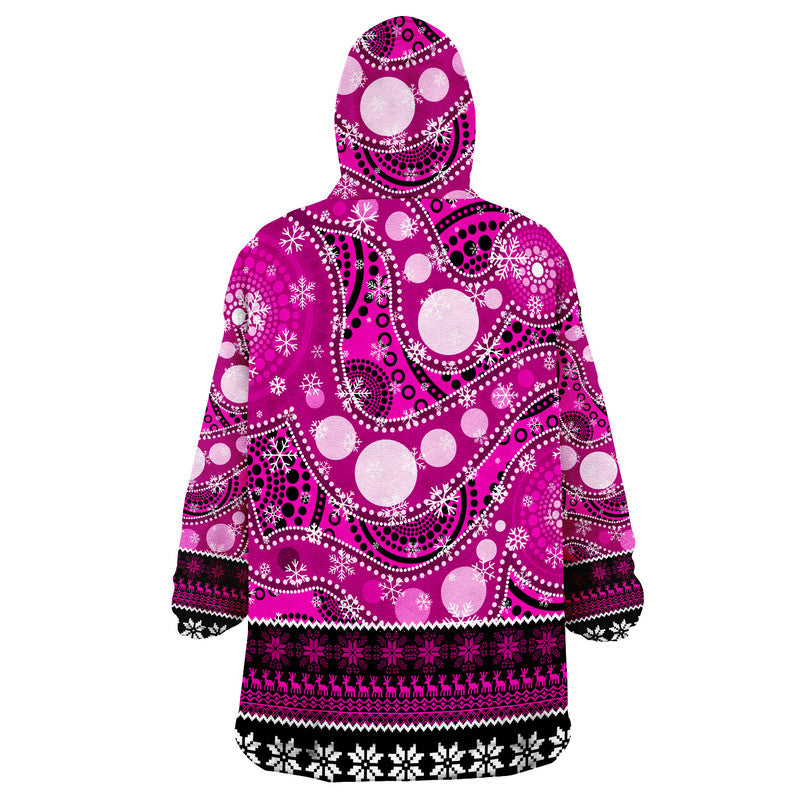 Sydney Sixers Christmas Mix Aboriginal Wearable Blanket Hoodie - Vibe Hoodie Shop