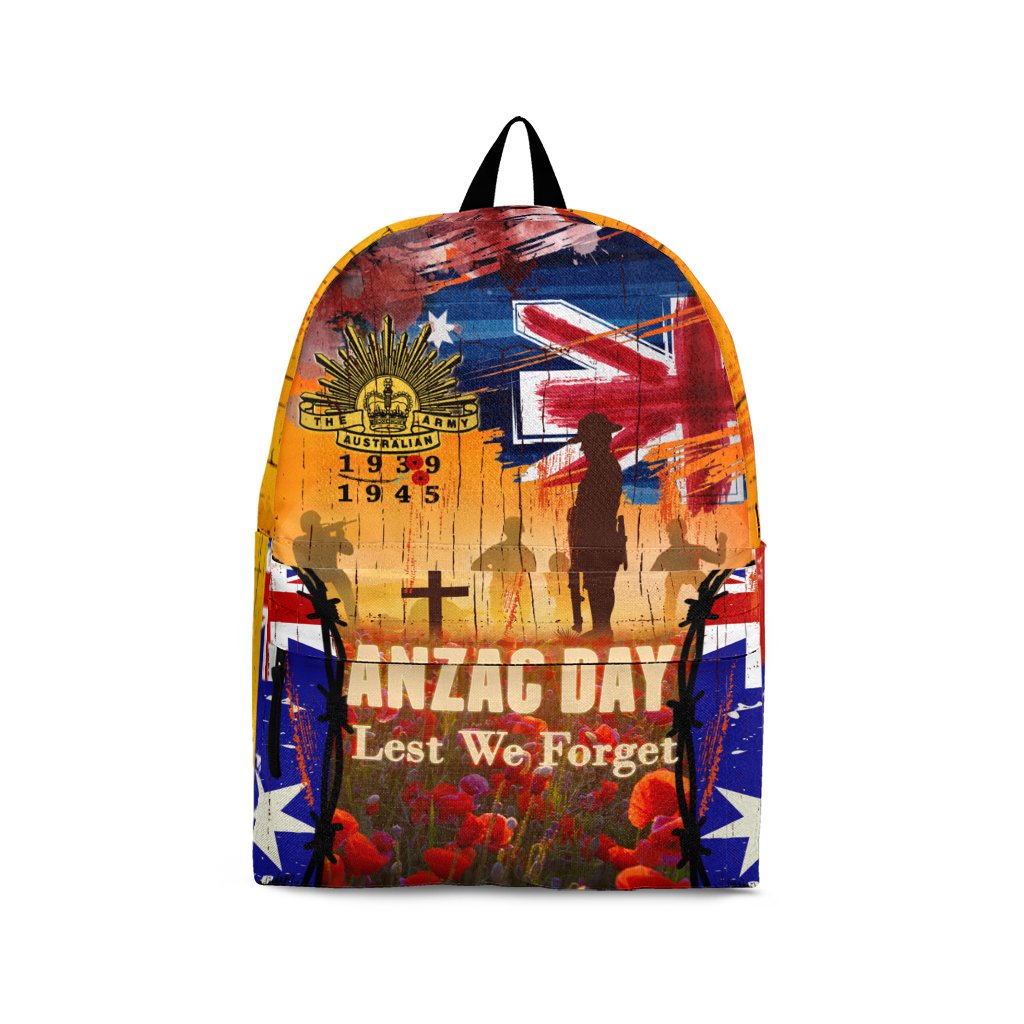 Australia ANZAC Day 2021 Backpack - ANZAC Day Commemoration 1939 - 1945 - Vibe Hoodie Shop
