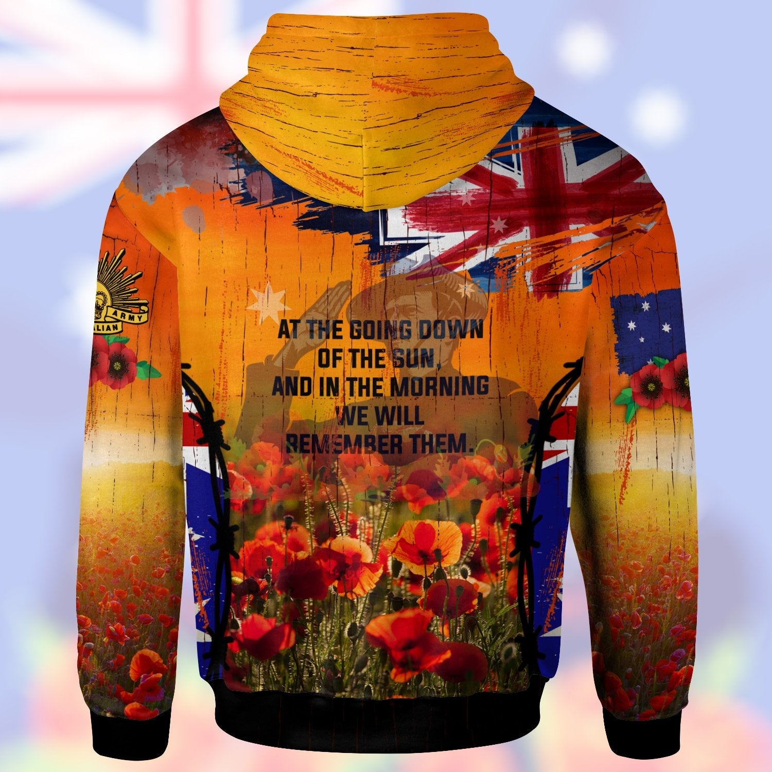 Australia ANZAC Day 2021 Hoodie - ANZAC Day Commemoration 1939 - 1945 - Vibe Hoodie Shop