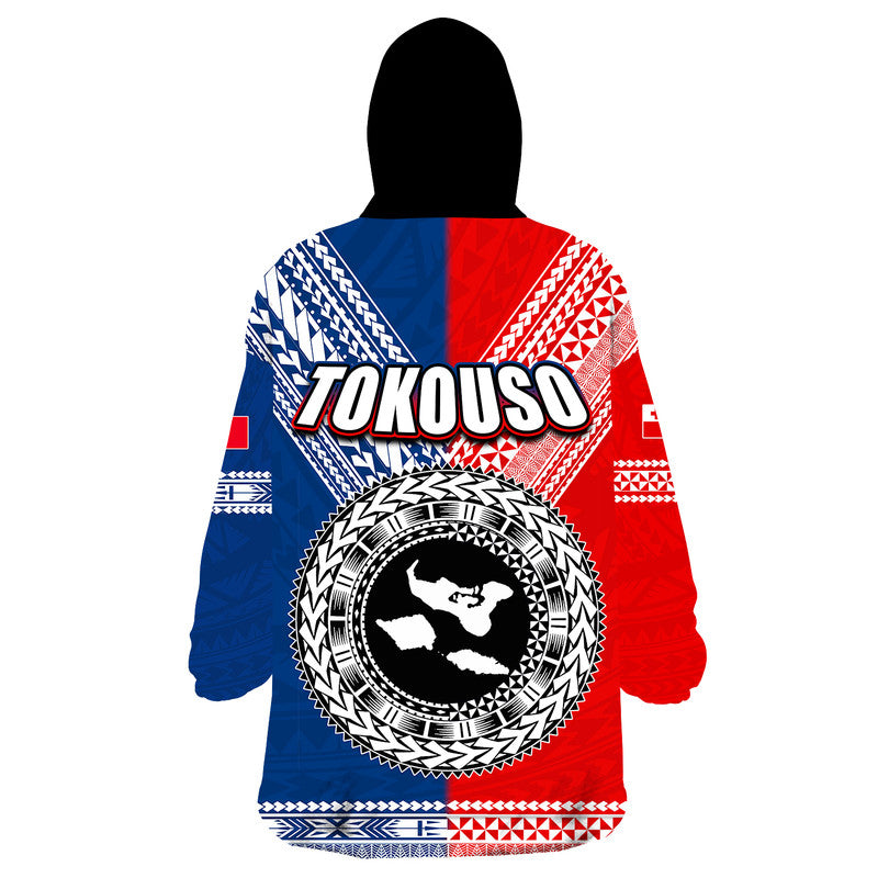 Tonga And Samoa TokoUso Polynesian Wearable Blanket Hoodie - Vibe Hoodie Shop