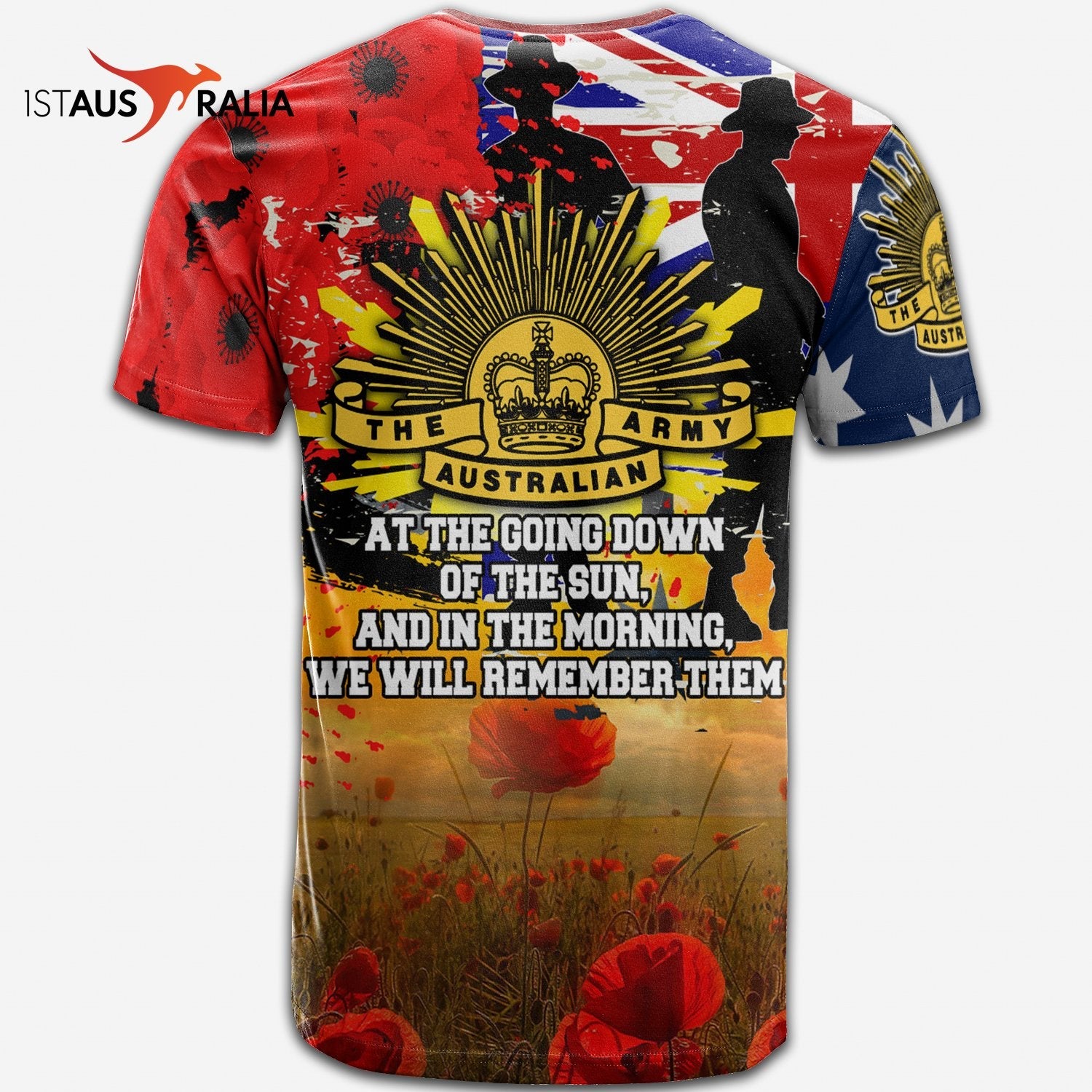 T shirt - ANZAC Day 2021 World War II Commemoration 1939 - 1945 - Vibe Hoodie Shop