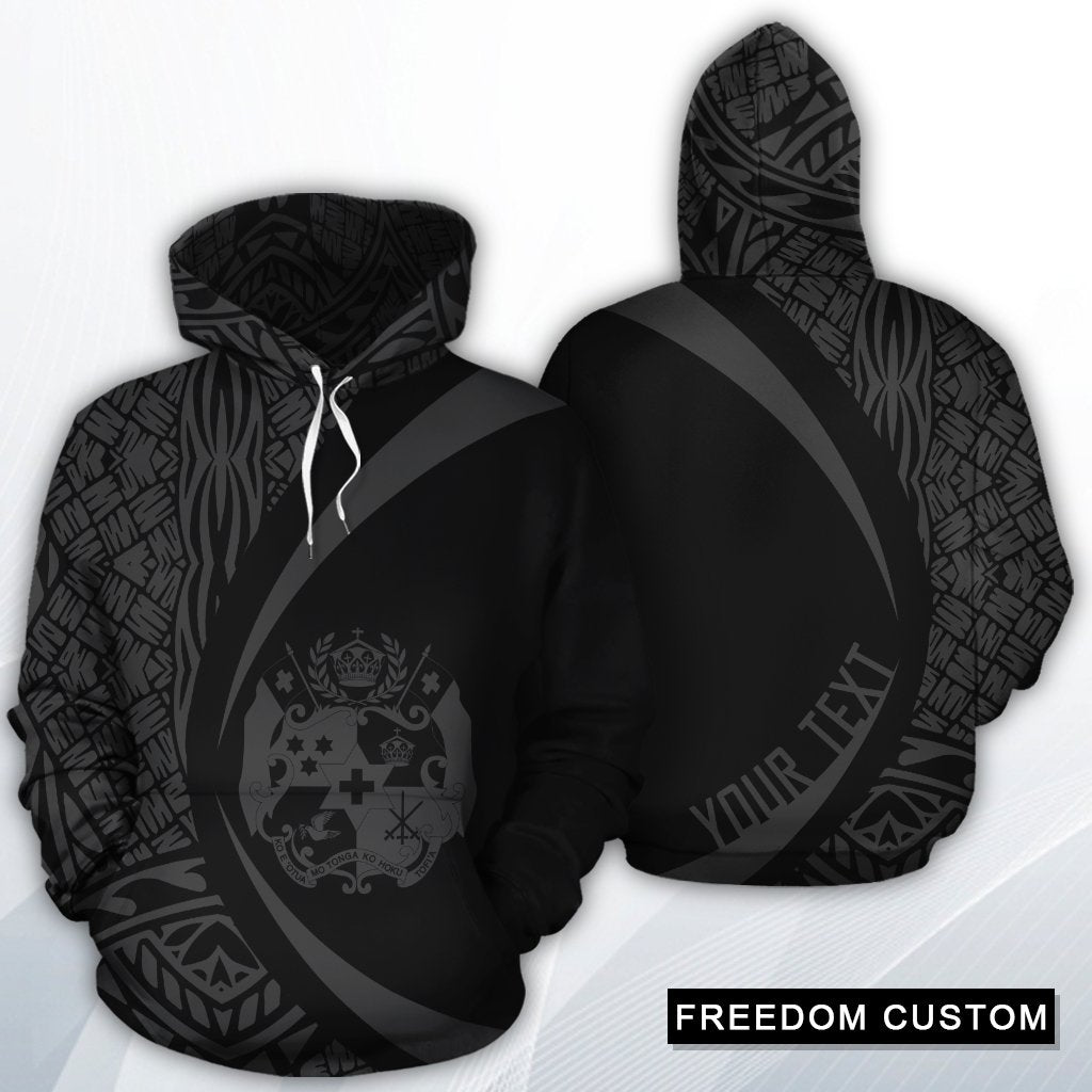 Hoodie Tonga Polynesian Custom - Circle - Vibe Hoodie Shop