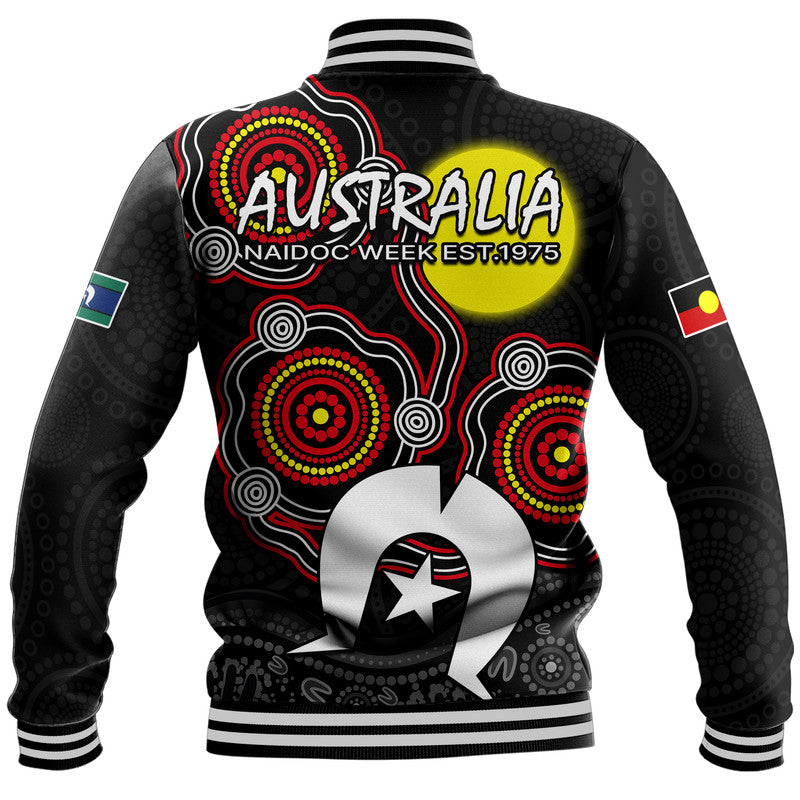 NAIDOC Baseball Jacket Aboriginal and Torres Strait Islander - Vibe Hoodie Shop