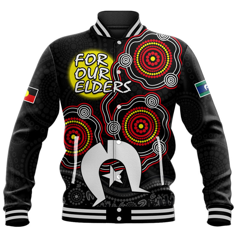 (Custom Personalised) NAIDOC Baseball Jacket Aboriginal and Torres Strait Islander - Vibe Hoodie Shop