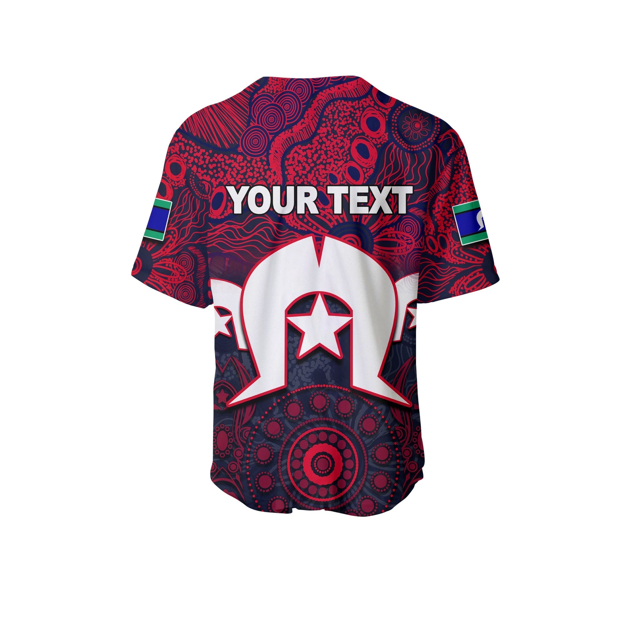 (Custom Personalised) Demons Australian Football ATorres Strait Islanders Mix Aboriginal Baseball Jersey - Vibe Hoodie Shop