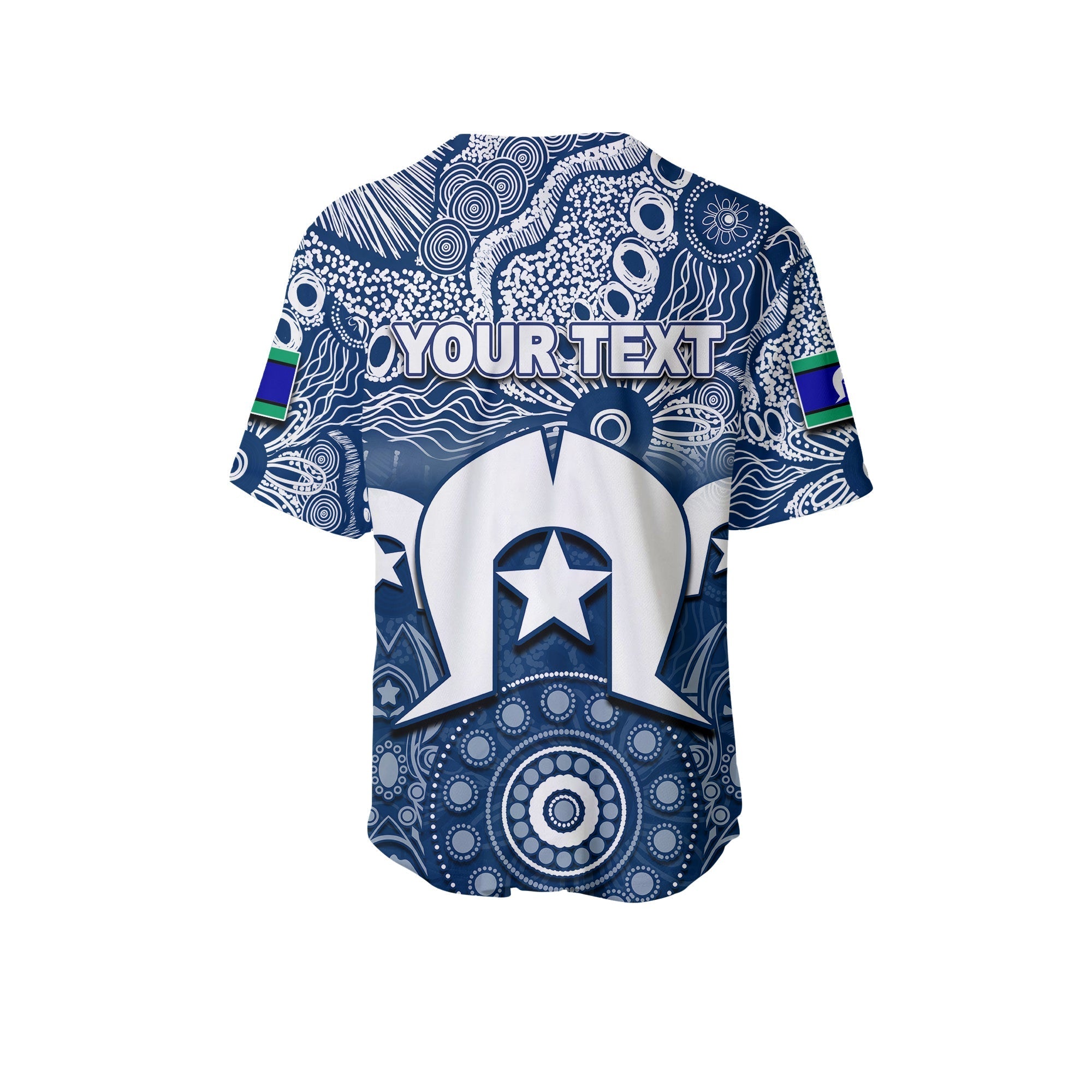 (Custom Personalised) Cats Australian Football Torres Strait Islanders Mix Aboriginal Baseball Jersey - Vibe Hoodie Shop