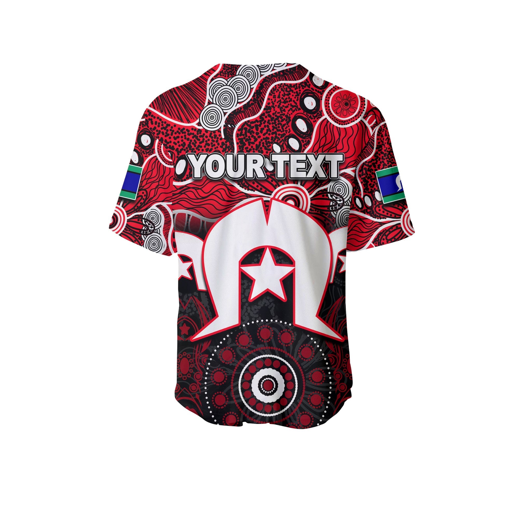 (Custom Personalised) Saints Australian Football Torres Strait Islanders Mix Aboriginal Baseball Jersey - Vibe Hoodie Shop