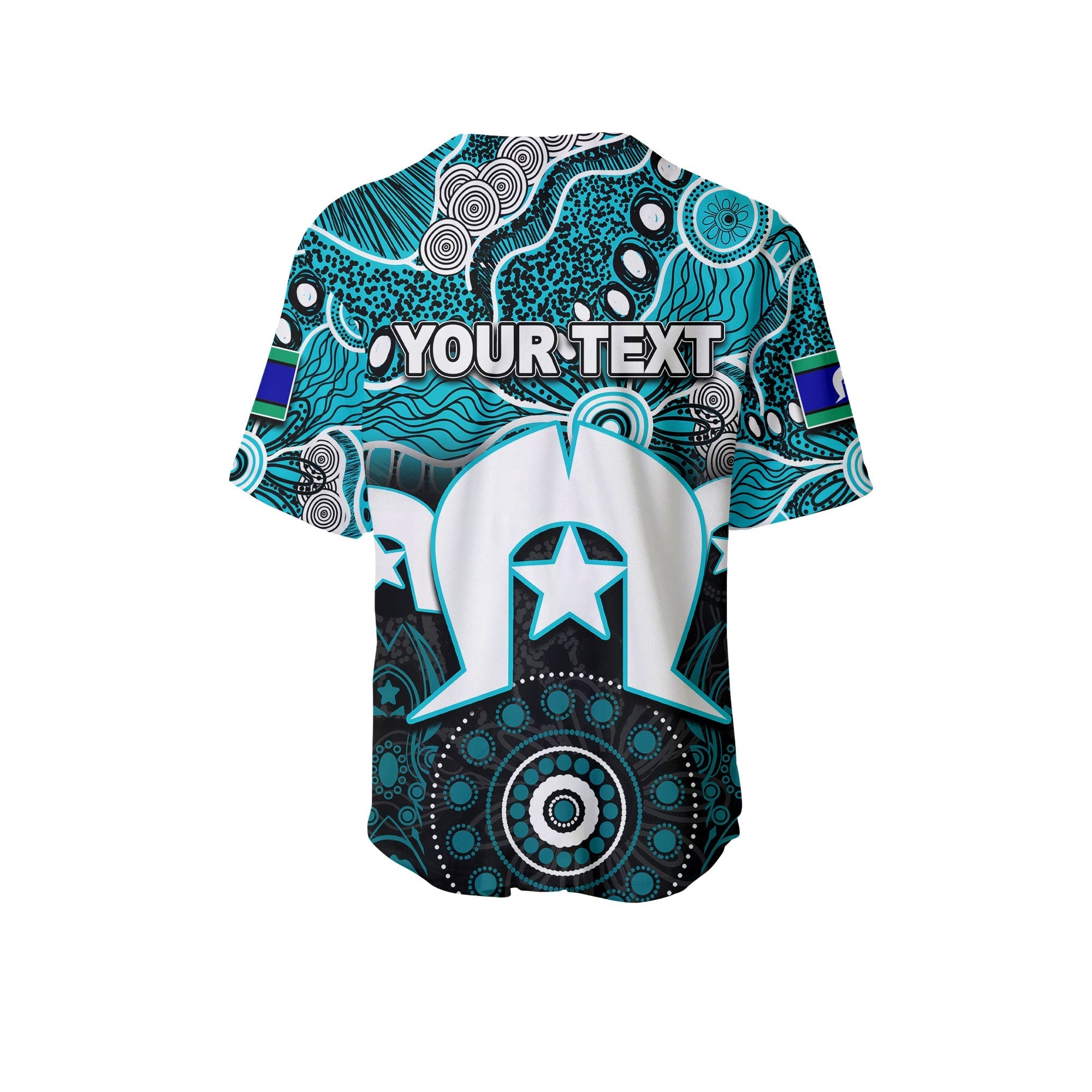 (Custom Personalised) Power Australian Football Torres Strait Islanders Mix Aboriginal Baseball Jersey - Vibe Hoodie Shop