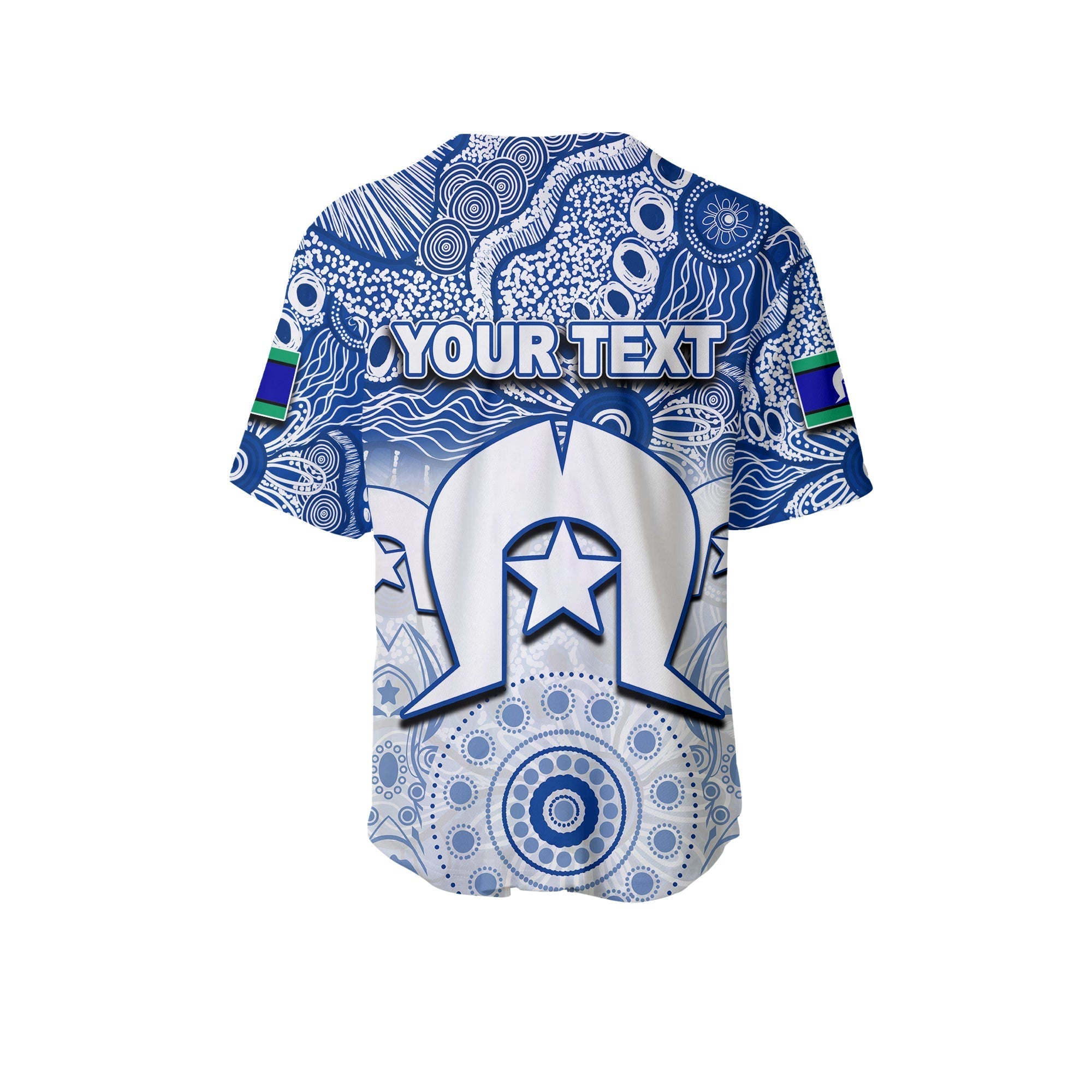 (Custom Personalised) Kangaroos Australian Football Torres Strait Islanders Mix Aboriginal Baseball Jersey - Vibe Hoodie Shop