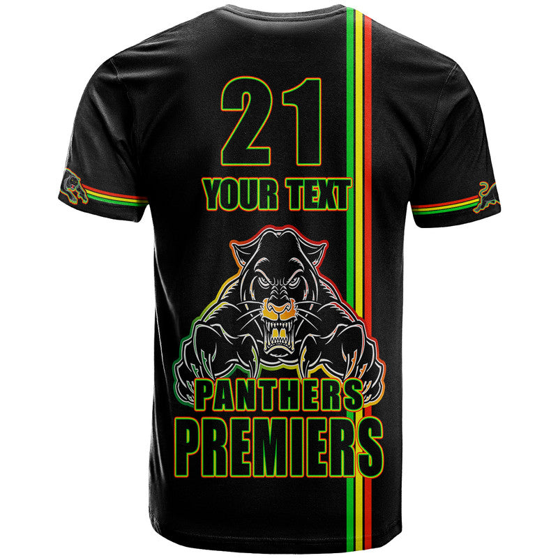 (Custom Personalised) Penrith Panthers Premiers T Shirt Angry Panther Simple Style LT9 - Vibe Hoodie Shop
