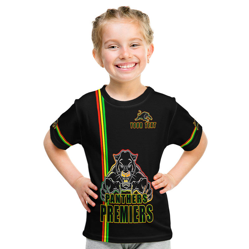 (Custom Personalised) Penrith Panthers Premiers T Shirt Angry Panther Simple Style LT9 - Vibe Hoodie Shop