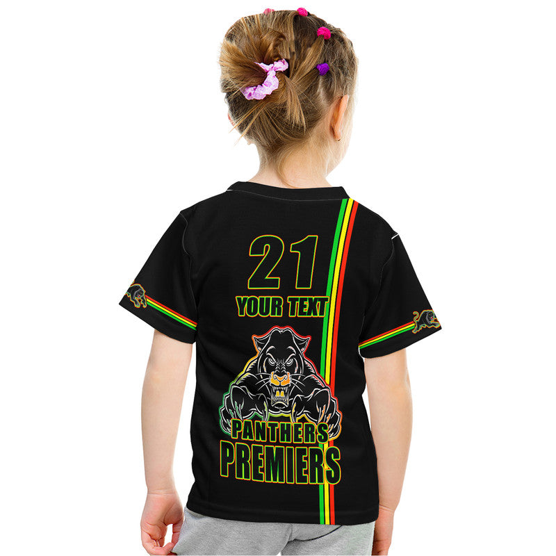 (Custom Personalised) Penrith Panthers Premiers T Shirt Angry Panther Simple Style LT9 - Vibe Hoodie Shop