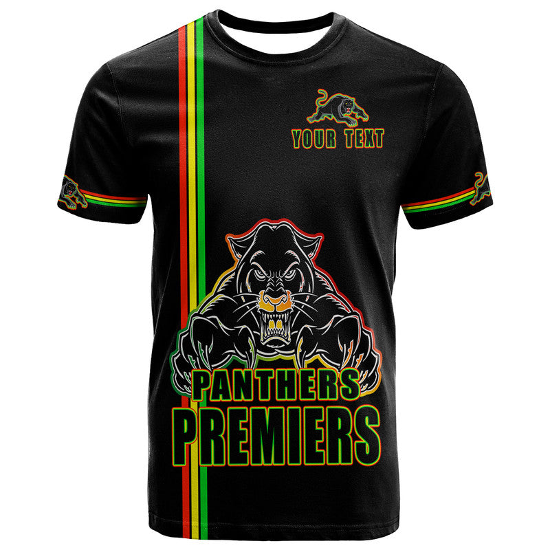 (Custom Personalised) Penrith Panthers Premiers T Shirt Angry Panther Simple Style LT9 - Vibe Hoodie Shop