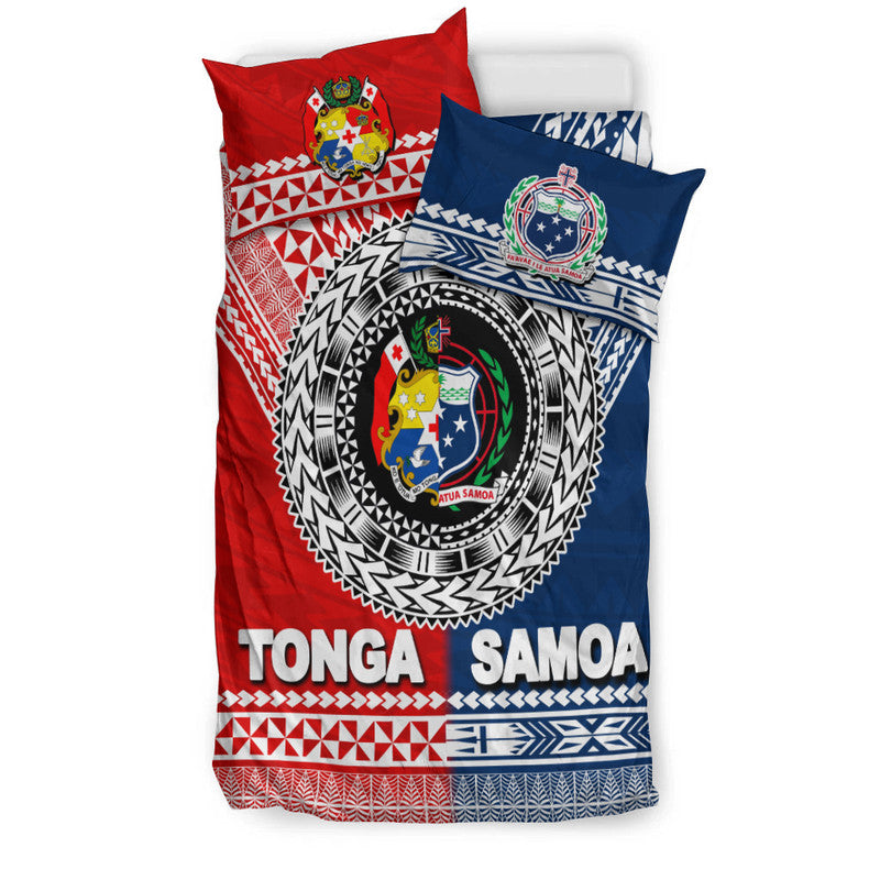 Tonga And Samoa TokoUso Polynesian Bedding Set - Vibe Hoodie Shop