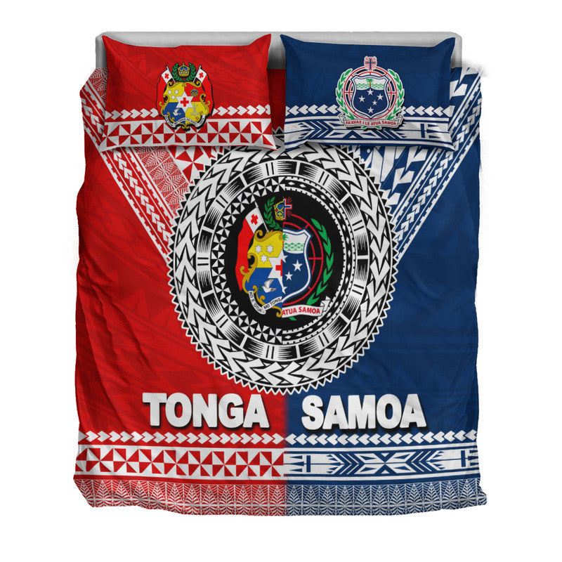 Tonga And Samoa TokoUso Polynesian Bedding Set - Vibe Hoodie Shop