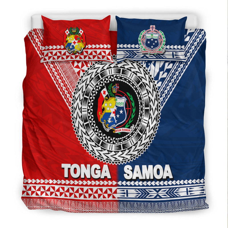 Tonga And Samoa TokoUso Polynesian Bedding Set - Vibe Hoodie Shop