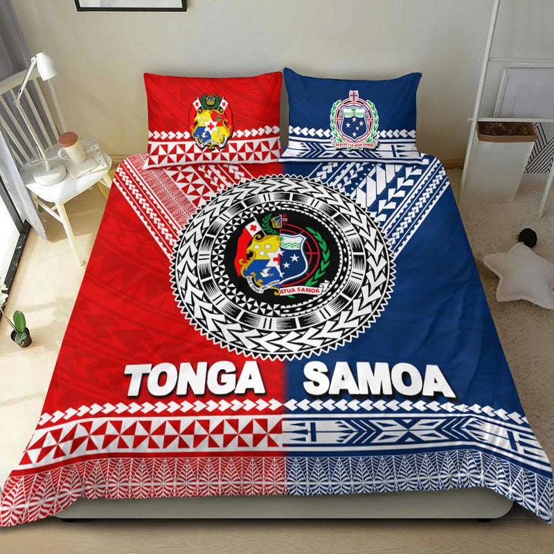Tonga And Samoa TokoUso Polynesian Bedding Set - Vibe Hoodie Shop