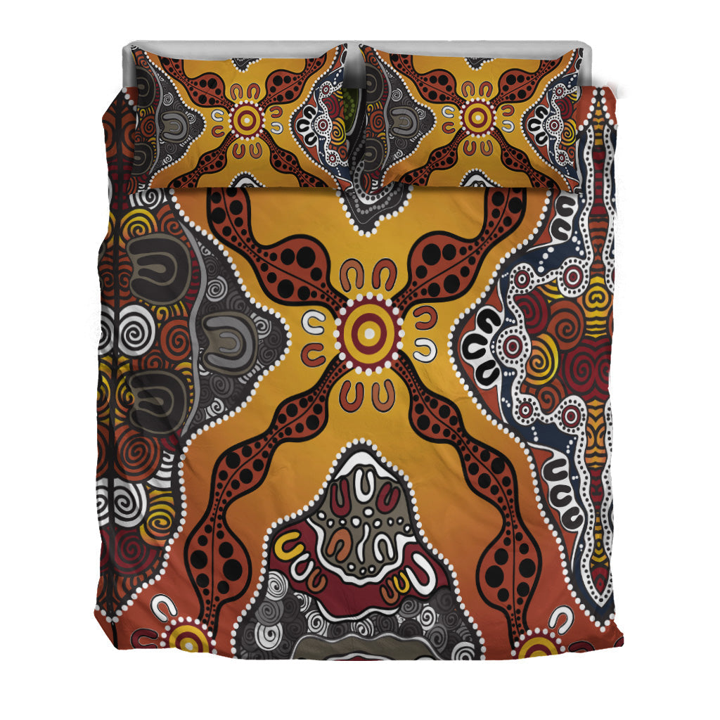Aboriginal Art Special Vibes Bedding Set Indigenous - Vibe Hoodie Shop