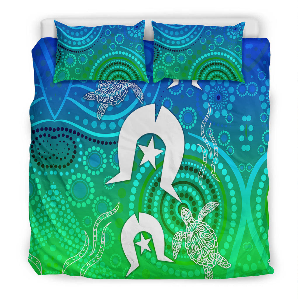 Aboriginal Torres Strait Islands Bedding Set Simple Style - Vibe Hoodie Shop