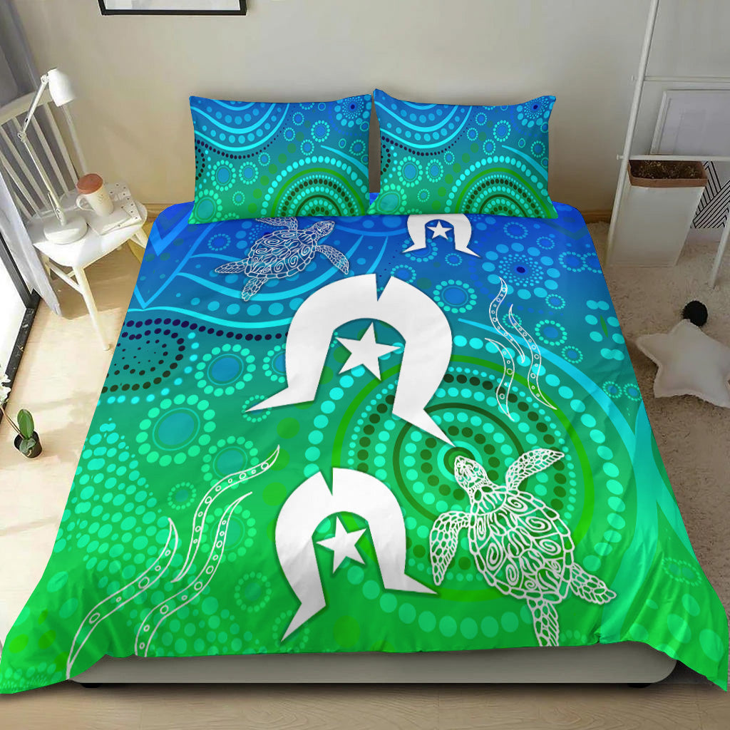 Aboriginal Torres Strait Islands Bedding Set Simple Style - Vibe Hoodie Shop