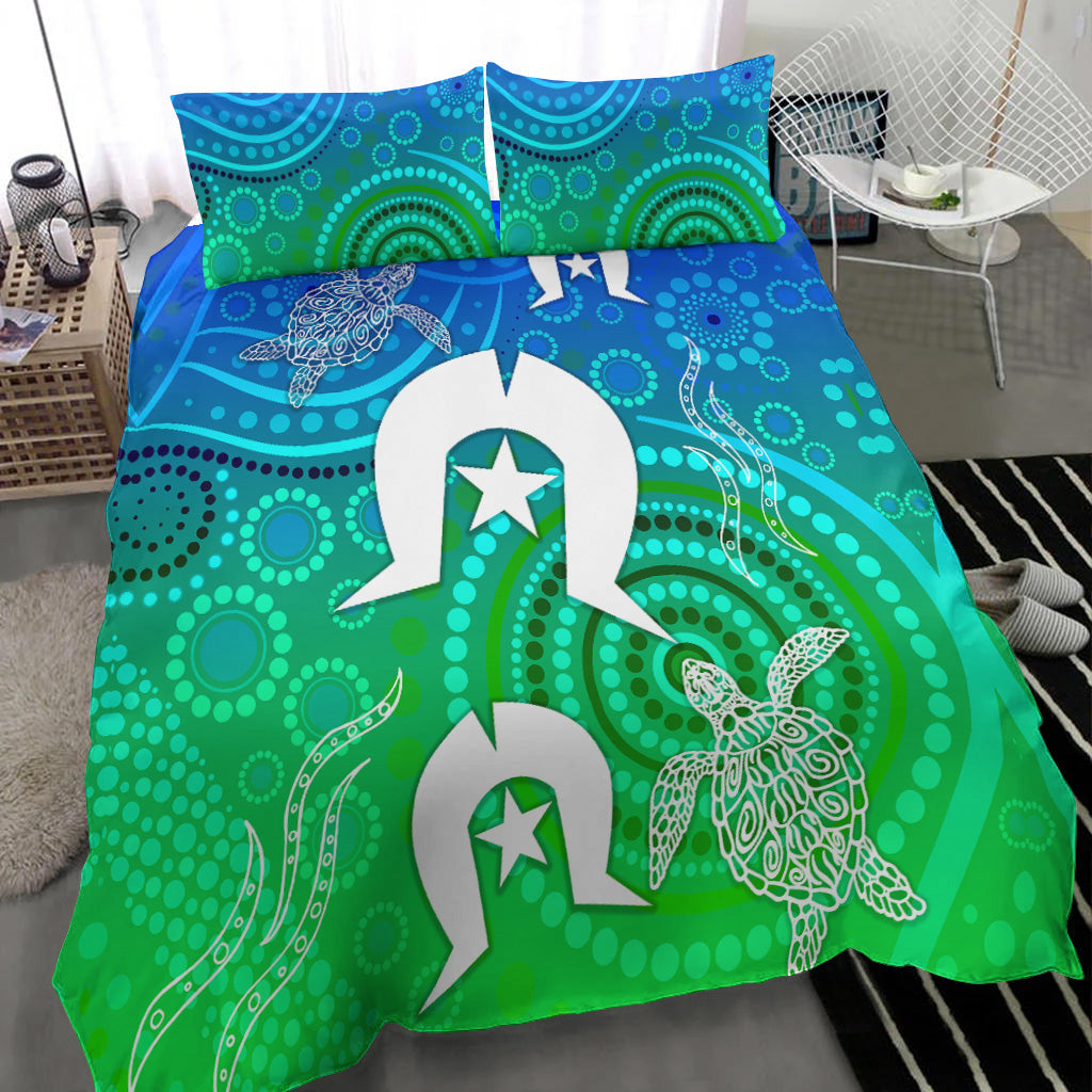 Aboriginal Torres Strait Islands Bedding Set Simple Style - Vibe Hoodie Shop