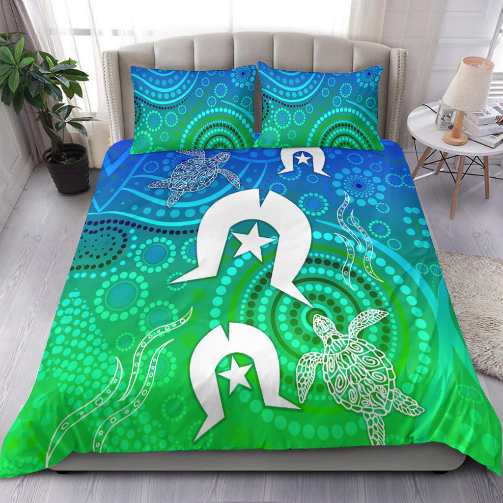 Aboriginal Torres Strait Islands Bedding Set Simple Style - Vibe Hoodie Shop