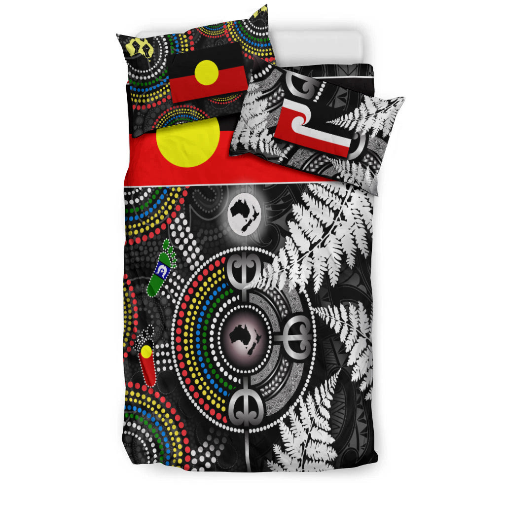 Aboriginal And Maori Bedding Set Culture Style - Vibe Hoodie Shop
