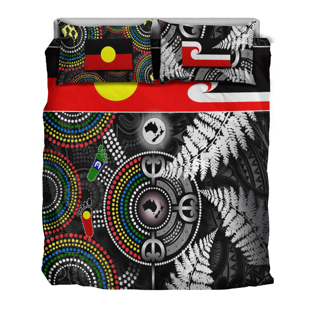 Aboriginal And Maori Bedding Set Culture Style - Vibe Hoodie Shop