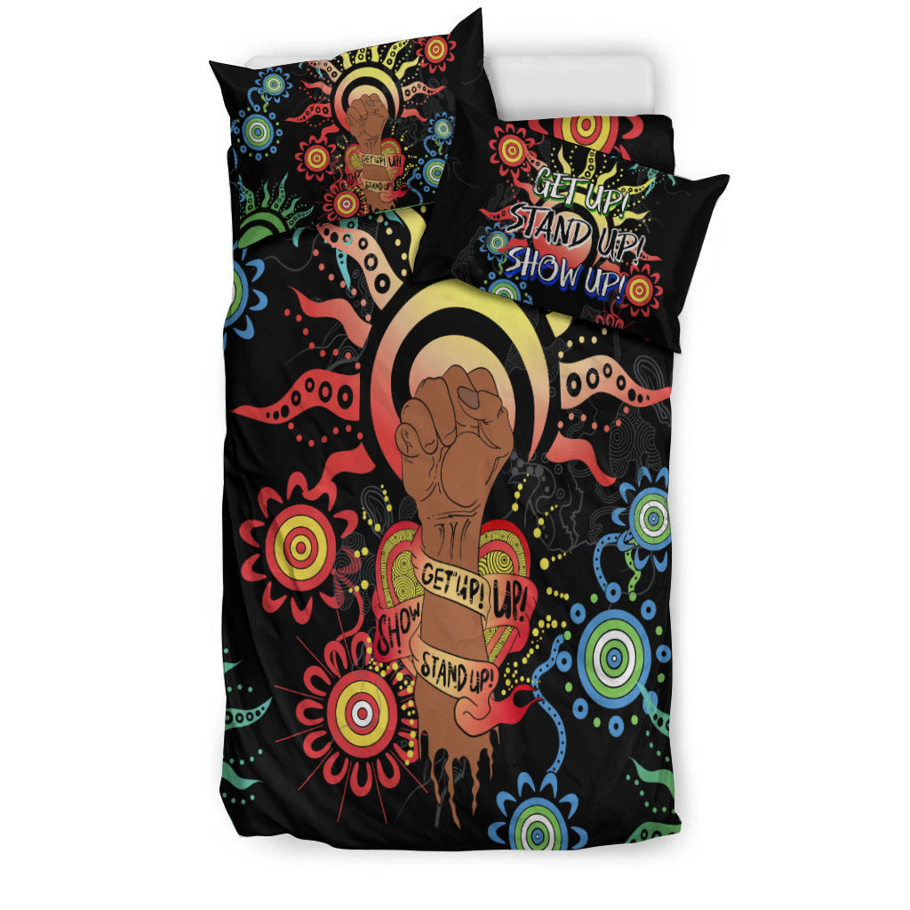 NAIDOC Week 2022 Bedding Set Let's Fight Together - Vibe Hoodie Shop
