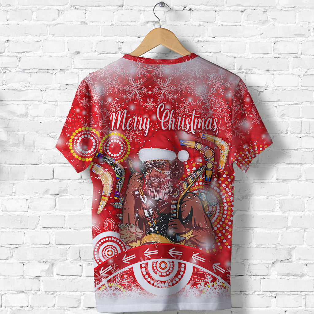 Australia Boomerang Indigenous Vibes Christmas T shirt Original Style - Red - Vibe Hoodie Shop